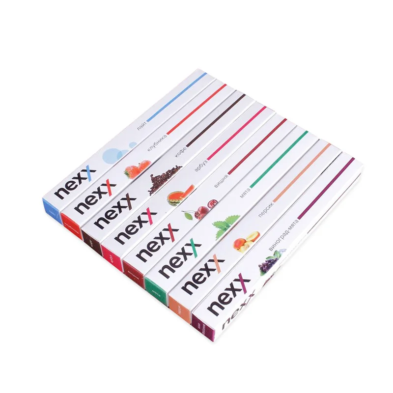 Cena 10 sztuk więcej Nexx przenośny e papieros waporyzator 500 Puffs sok ECig Stick kartridże do e papierosa pióro shishy vs parownik szisza elektroniczna