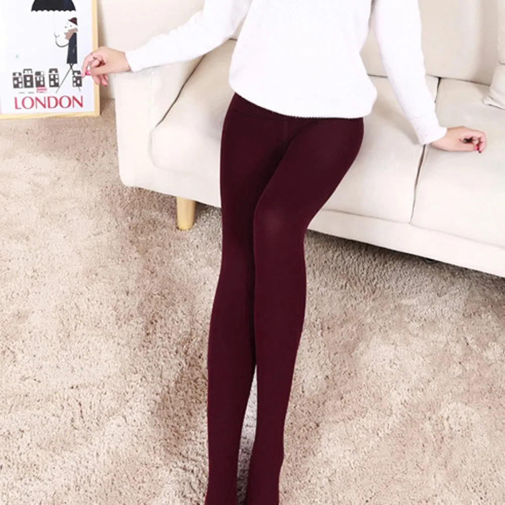 Женские бархатные леггинсы Повседневные вязаные эластичные облегающие плотные