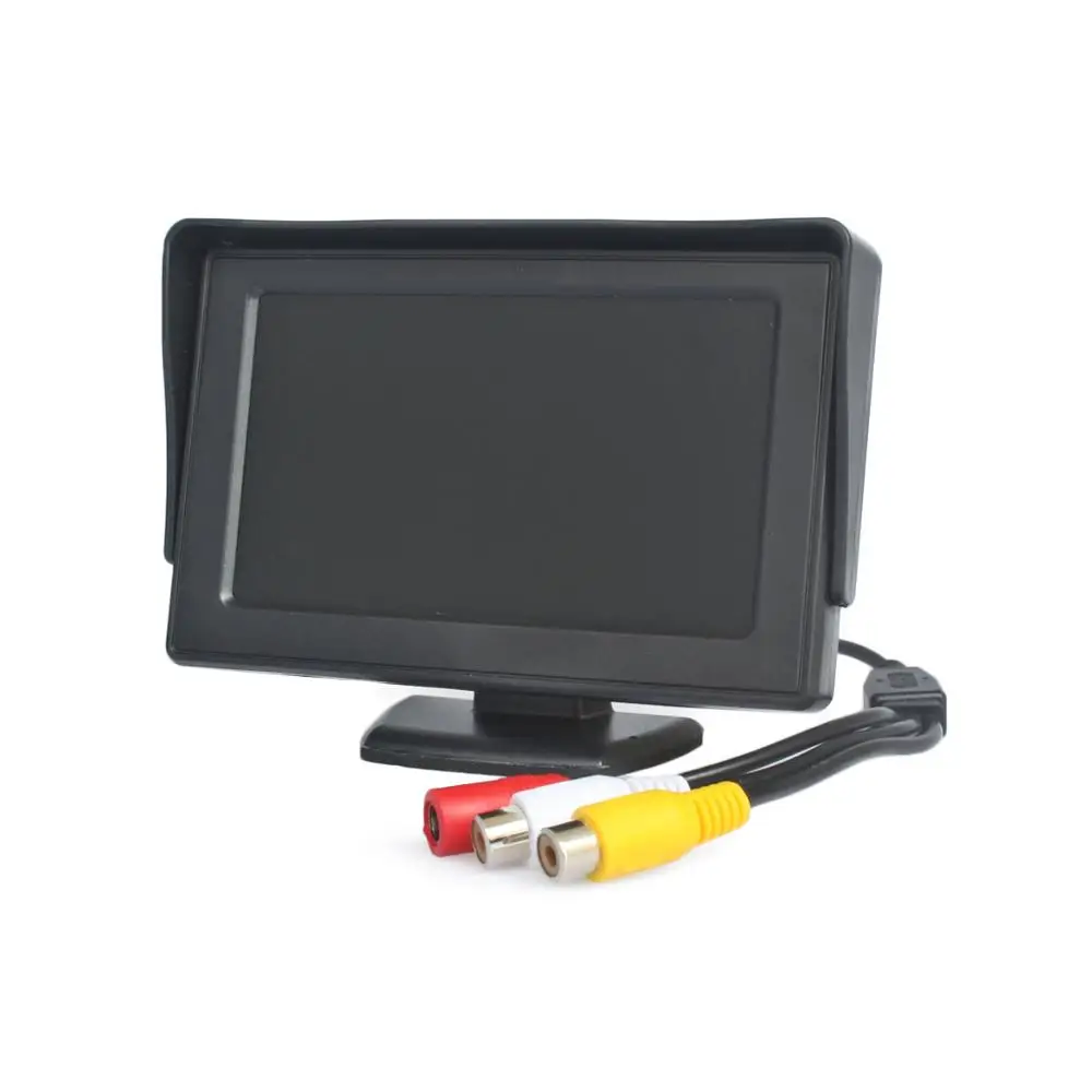 DIYKIT беспроводной 4,3 дюймовый цветной TFT ЖК-монитор для автомобиля+ Водонепроницаемый парковочный радар Датчик Автомобильная камера система парковки Комплект 2 в 1