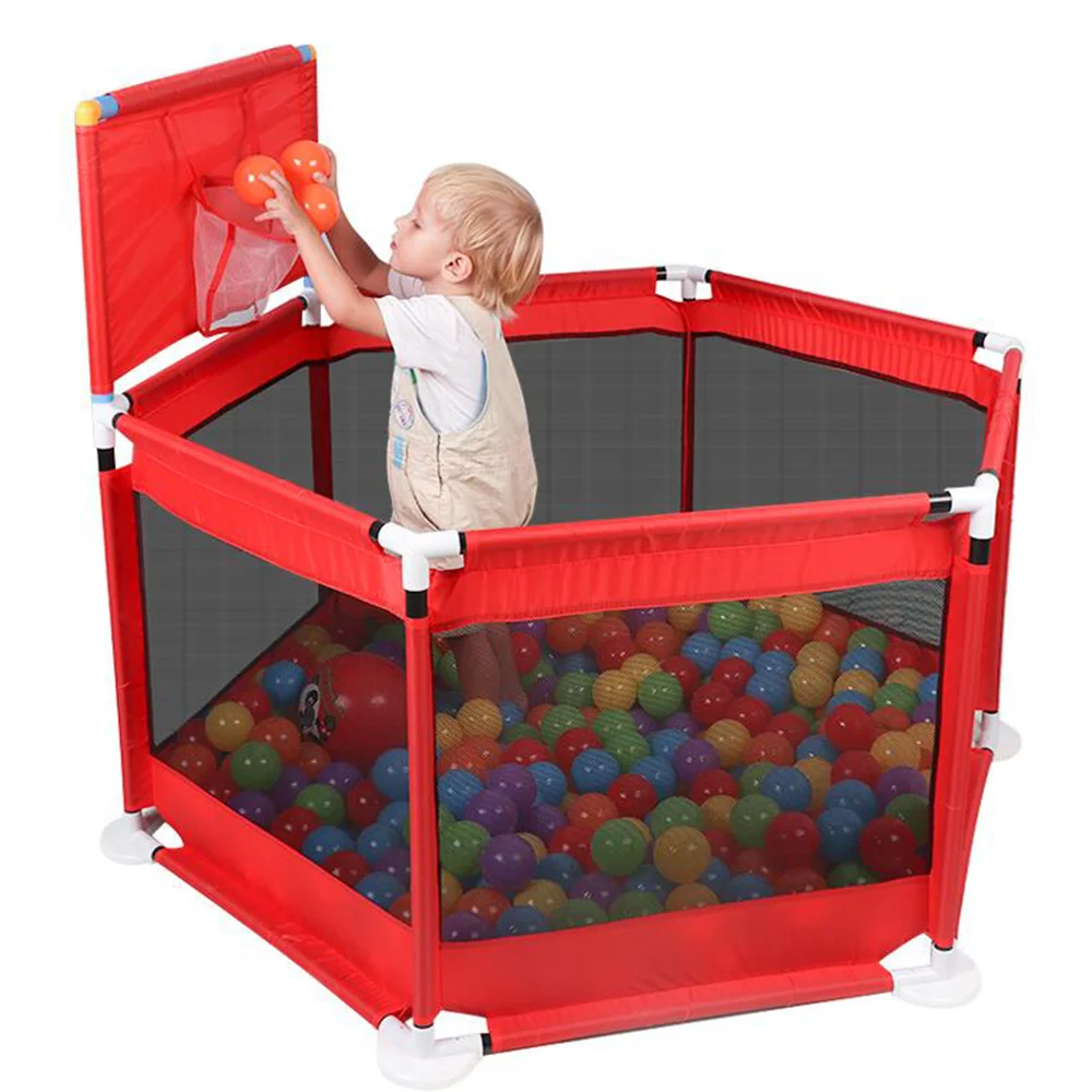  Folding Kids Playpen Baby Fence Safe Barrier for Bed Ball Pool 0-6 Years Children's Playpen Oxford 