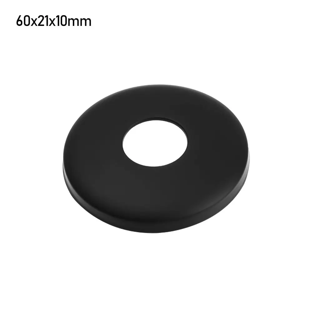 Sleek Black Stainless Steel Shower & Faucet Decorative Wall Covers