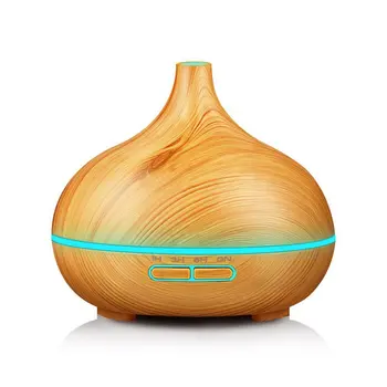 

Wood Grain Household Aroma Genie-Casa Aroma Diffuser Colorful Dazzling Humidifier Creative Aromatherapy Essential Oil