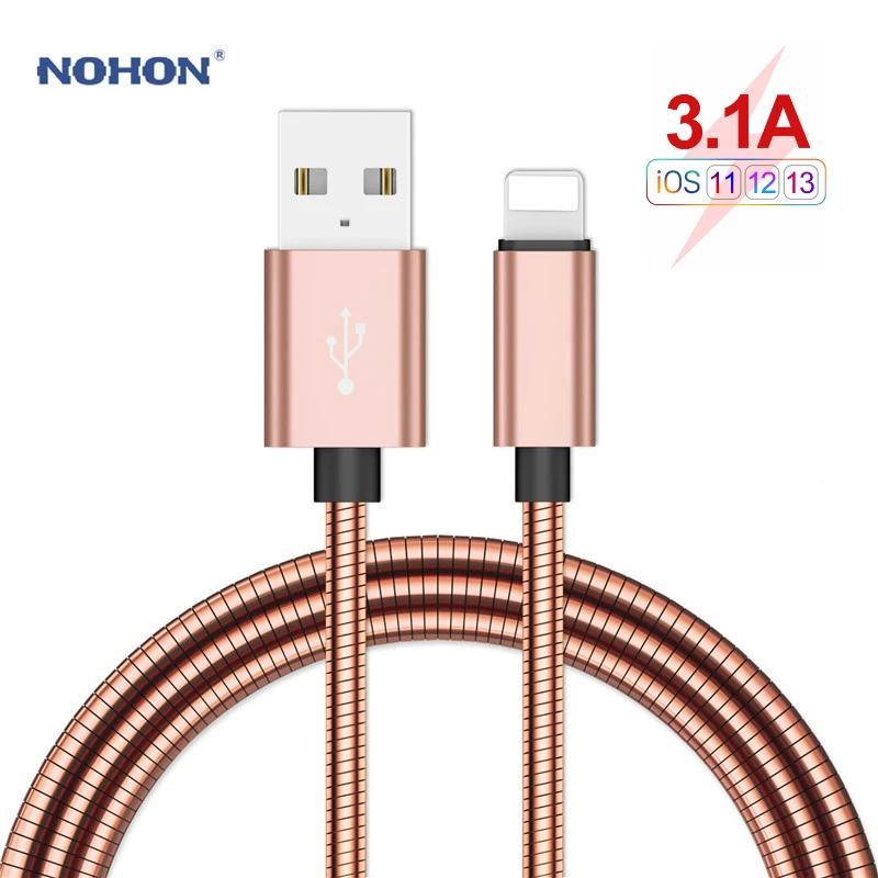 Кабель для быстрой зарядки NOHON с разъемом USB C Lightning iPhone XR X XS MAS микро зарядное