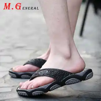 

Fashion Summer Flip Flop Men Non-slip Rubber Slippers Home Clip Toe Mens Shoe Outdoor Beach Men's Sandal Man Casual Chanclas C28