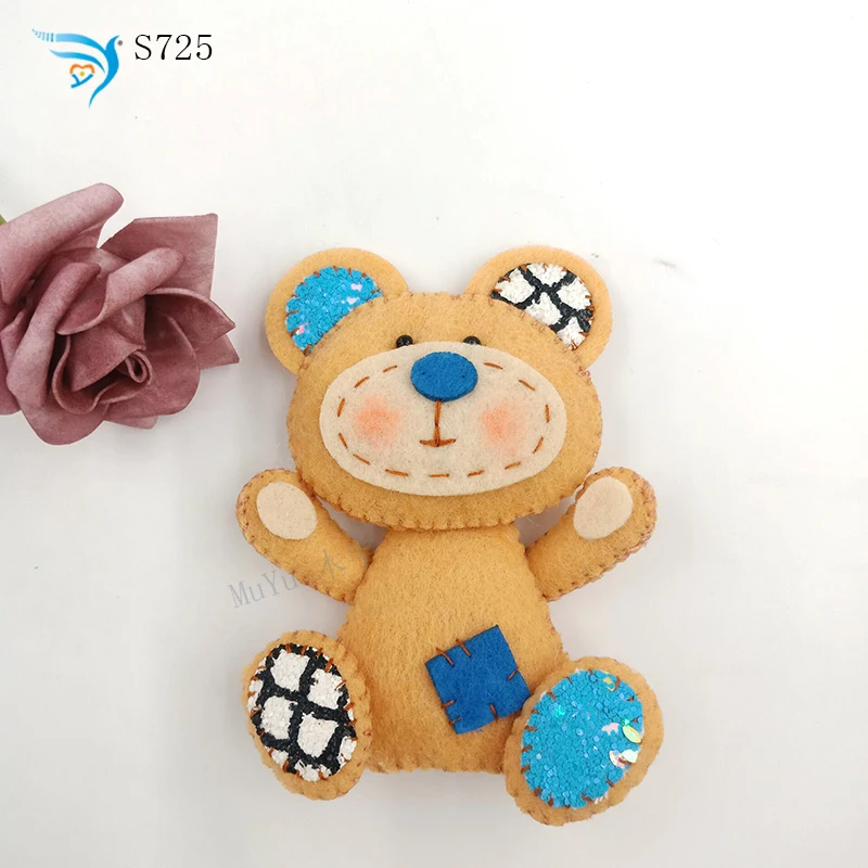 Коричневый BearS725 новая деревянная форма Вырубные штампы для скрапбукинга Thickness-15.8mm