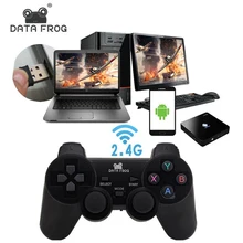 Datos Rana 2,4G Android Gamepad Compatible con PC Windows PS3 TV Box Android Smartphone juego Joystick