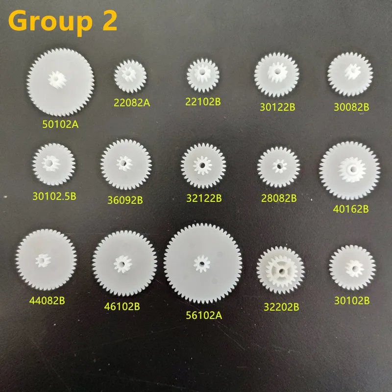31 kinds of M0.5 Plastic Teeth Double Layer Gears Reduction Gear Group 1 Deck DIY Toy Car Robot Helicopter Parts motor gear transmission gear electric bike gear cassette deck tape gear electric chain saw gear
