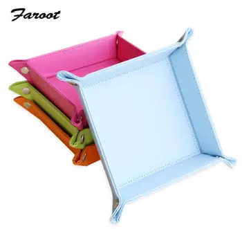 

New Creative Storage Box, Foldable Box, Sundries Classification, Large-Capacity Leather Storage Box Without Cover