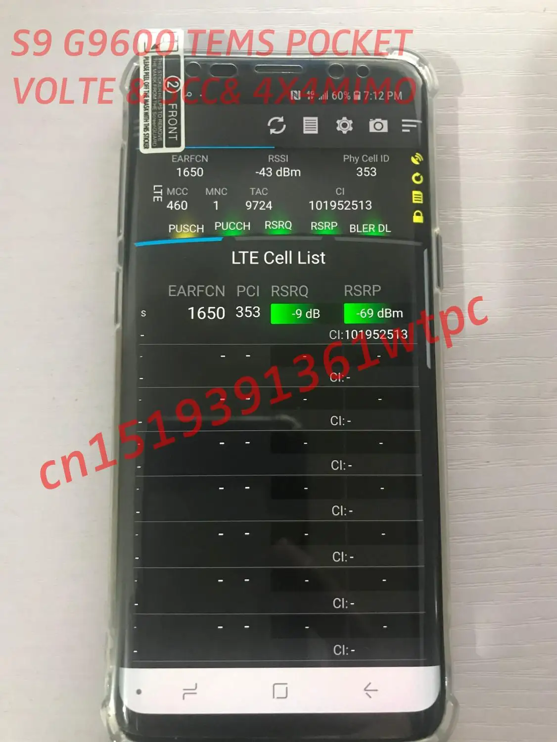 Бесплатная доставка + s9 g9600 tems Карманный 21 3 Поддержка volte & 5CA QAM256 4X4 MIMO|Детали