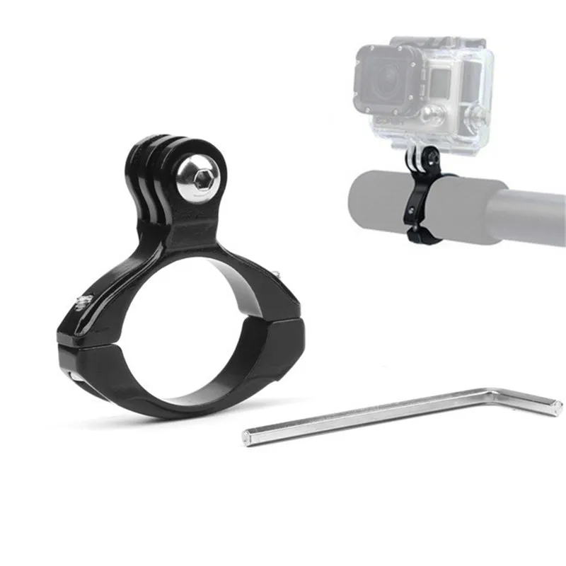 Алюминиевый зажим для велосипеда фиксированный держатель на руль Gopro Hero 8 7 6 5 SJCAM Yi