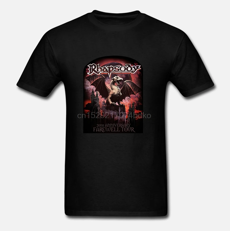 Рапсодия 20th anniversary рубашка s m l xl XXL power Metal футболка Официальная (2) |
