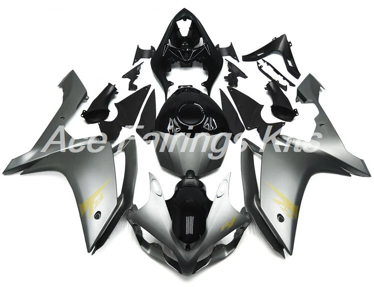 4 бесплатные подарки ABS Полный Танк обтекатель подходит для Yamaha YZF1000 R1 2007 2008 07 08 YZF R1 кузов на заказ обтекатели комплект серый черный