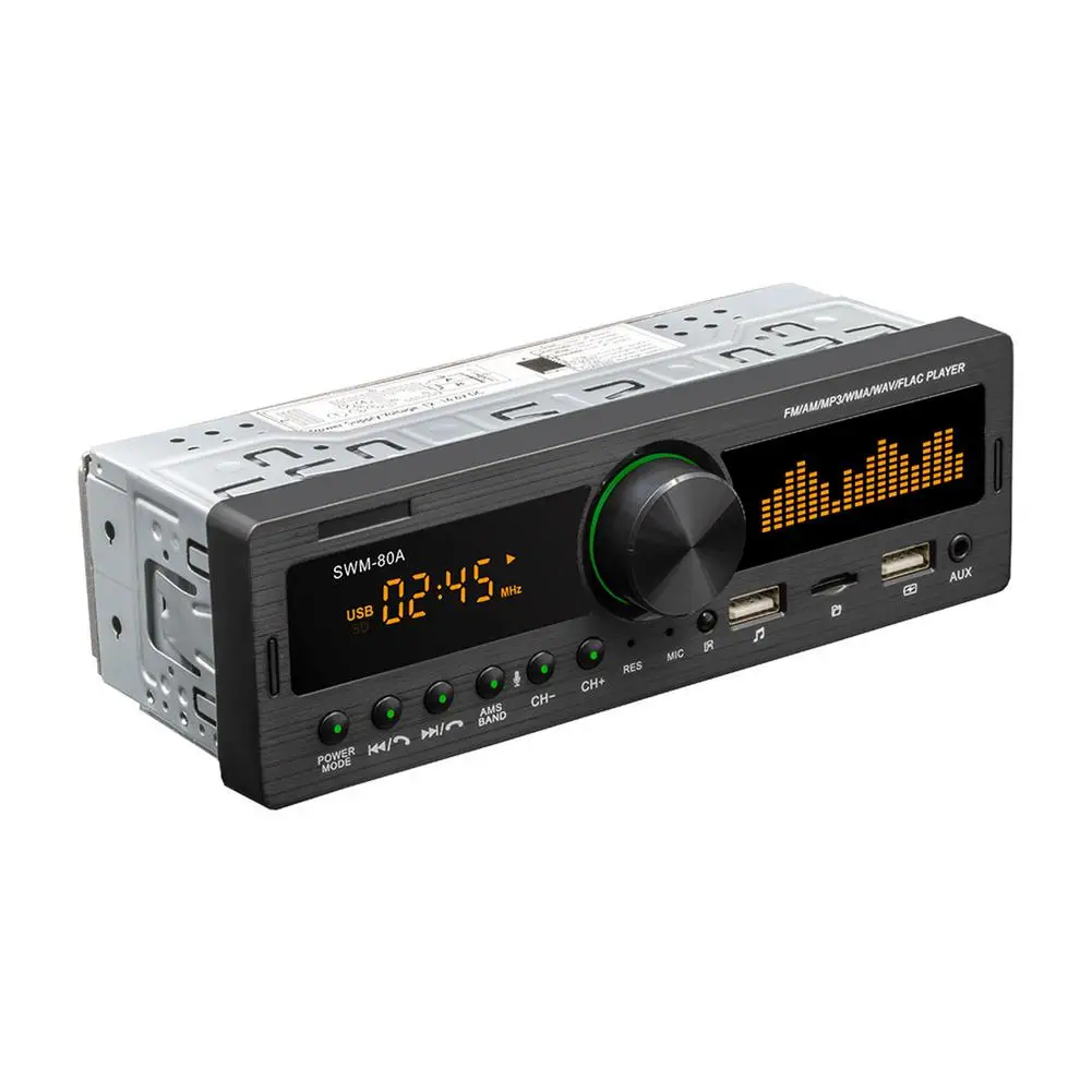 12V Single DIN Car Bluetooth Stereo MP3 Player Support APP Location To Find Voice Control Phone FM/AM Radio | Автомобили и