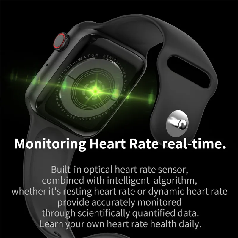 W34 Watch4 Bluetooth наручные Смарт-часы с зарядка через usb Мониторинг частоты сердечных сокращений музыка Управление Sleep Monitor Smartwatch для IOS и Android