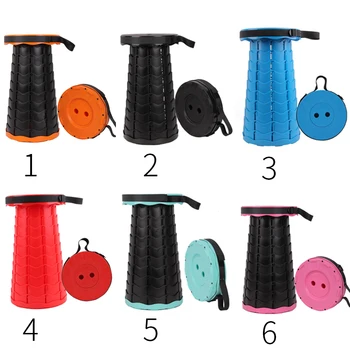 

Retractable Stool Folding Chiar Outdoor Portable Stool Foldable Chair Tourism Ultralight Camping Stool Convenient Fishing Chair