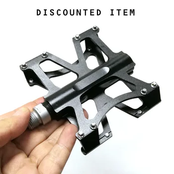 

MTB Bicycle Pedal Aluminum Alloy Cycling Pedals Mountain Bike Pedals Slip-resistant Flat Platforms Light Reflector 4