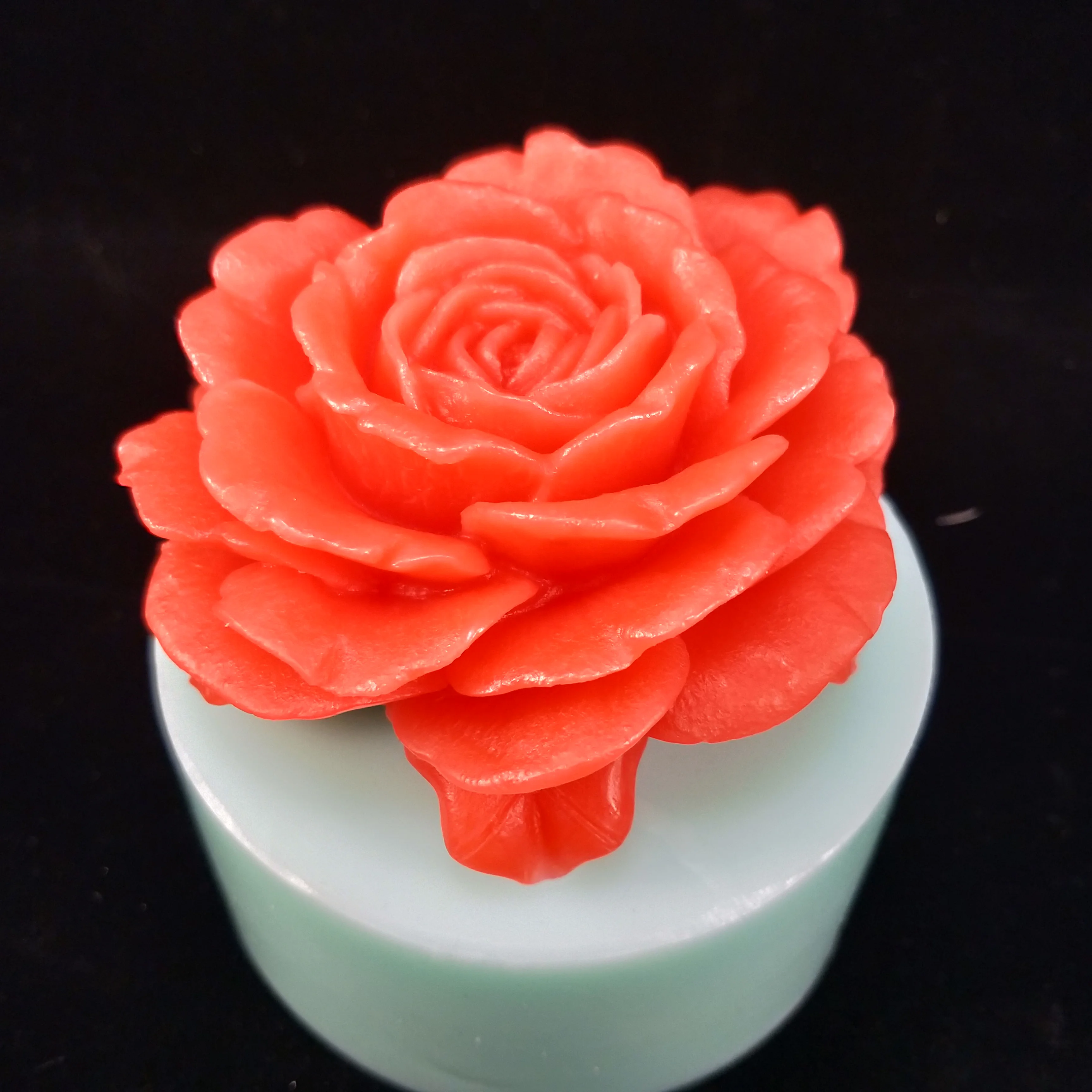 HC0191 PRZY 3D beautiful flower rose Silicone Mold Bouquet of roses Soap  Molds Clay Resin Gypsum Chocolate Candle Mold