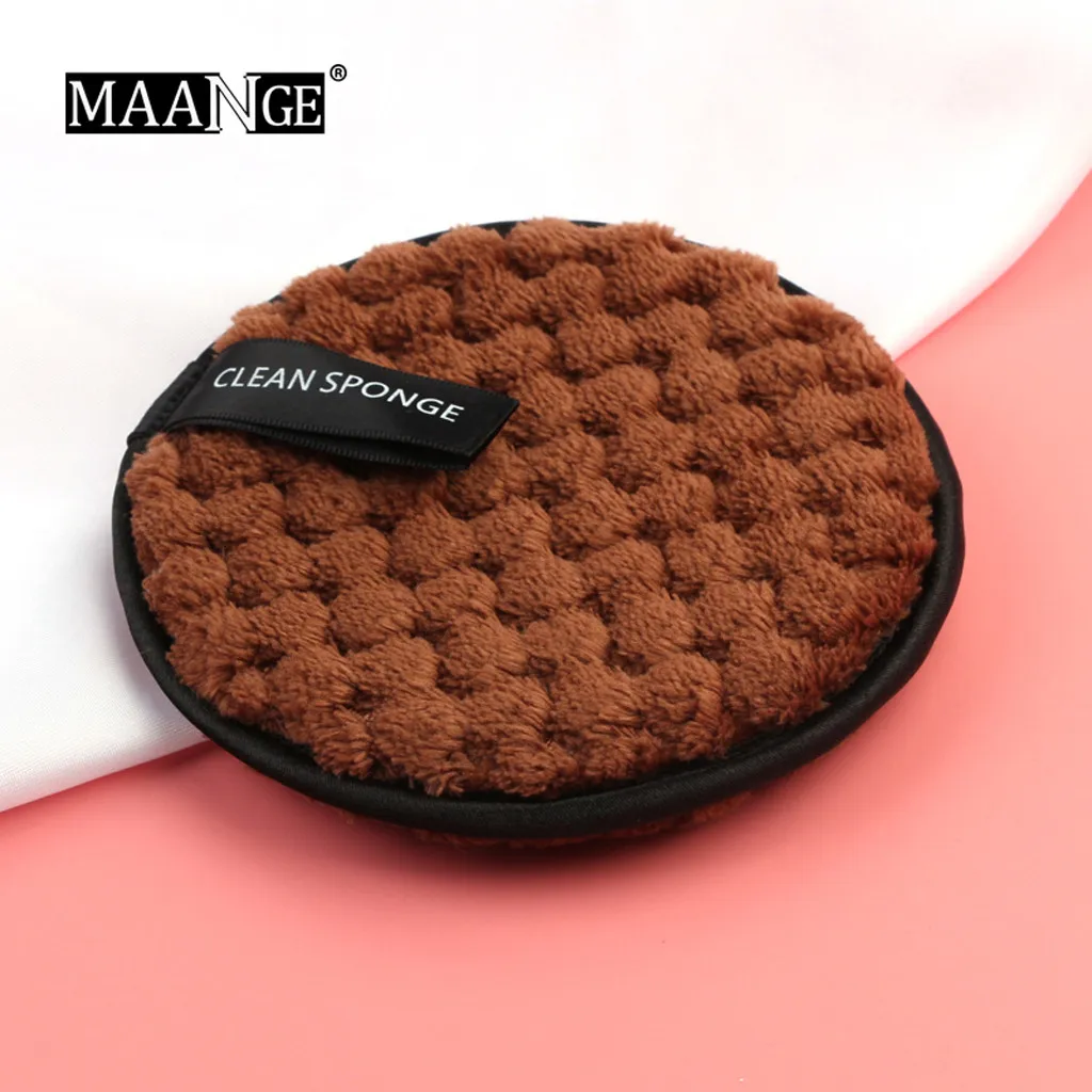 #35 салфетки из микрофибры для макияжа лица спонж снятия хлопка Двухслойное