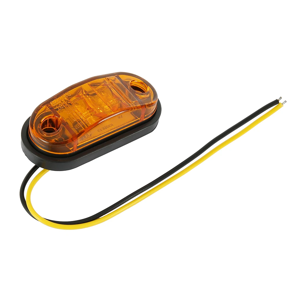 Светодиодный индикатор 12V 24V грузовик боковой свет стояночные огни автомобильный прицеп Грузовик Автомобильные аксессуары универсальное положение грузовик вагон