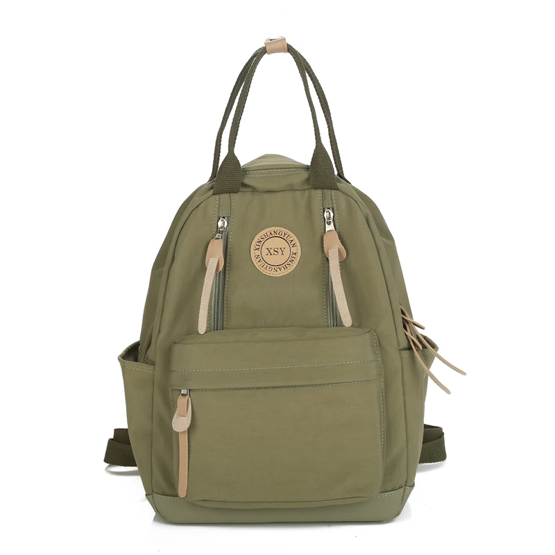 Litthing, женские школьные сумки в консервативном стиле для подростков, Женский нейлоновый рюкзак, дорожные сумки для девочек, Большой Вместительный рюкзак Mochilas - Цвет: green