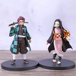 Kimetsu No Yaiba Kamado Tanjirou/Nezuko ПВХ фигурка Аниме Модель Коллекционная игрушка