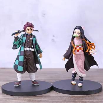 

Kimetsu No Yaiba Kamado Tanjirou / Nezuko PVC Figure Anime Model Collection Toy