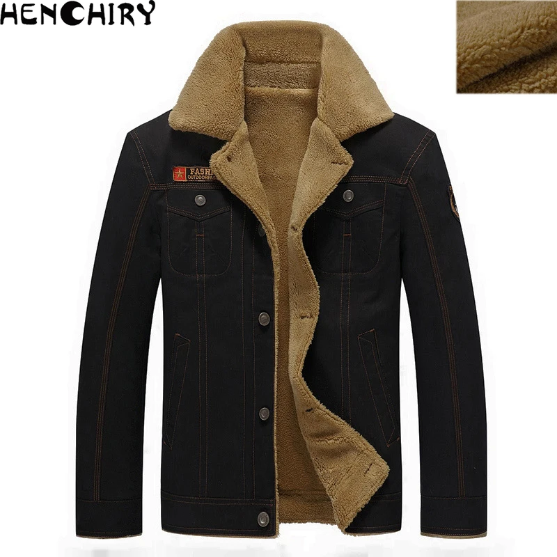 

HENCHIRY New Winter Wool Coat Men Jackets Windbreaker Plus Size Man Coats 2019 Noble Overcoat Mens Coats Jackets Plus Size Sale