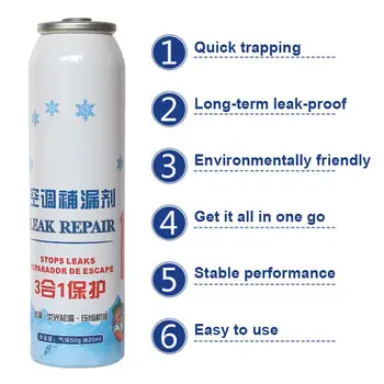 

R134A Refrigerant Air Conditioner Plugging Agent Stop Leak PAG Oil For Air Conditioning System Fluorescent Leak Detection Oil