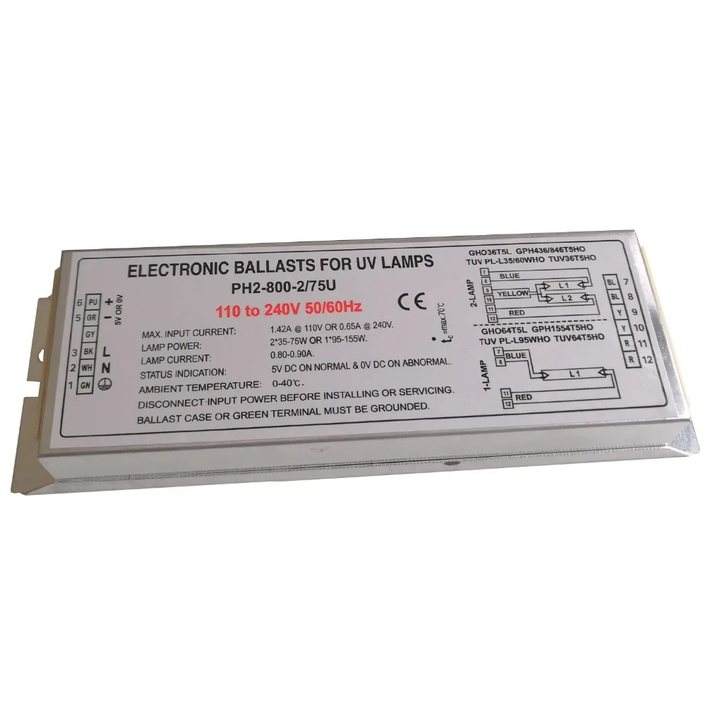 PH2-800-2-75U 110-240V Ballast 8