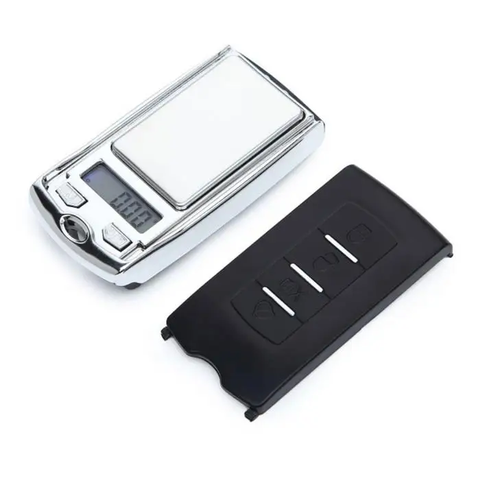 자동차 키 디자인 100g/200g 소형 저울 전자 디지털 LCD 디스플레이 보석 저울 SN557, 0.01 피스
