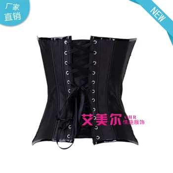 

Temperament and interest clothing Black bodice gathers court corset sexy underwear