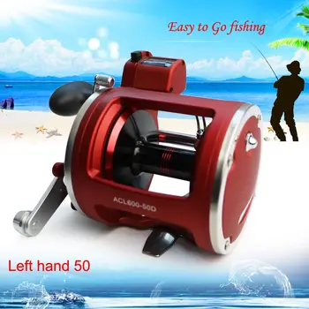

Wheel Fishing Reel Metal Red Baitcasting Equipment Fisher Sporting Supply