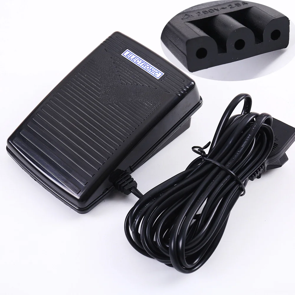 Sewing Machine Motor Speed Controller Foot Control Pedal Accessories Electronic W Cord For Singer 4411 4423 Heavy Duty Quantum