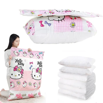 

Hello Kitty Vacuum Compression Bag Blanket Sweater Laundry Cloth Thick Large Quilt Clothing Storage Bag Extra Large Storage Box