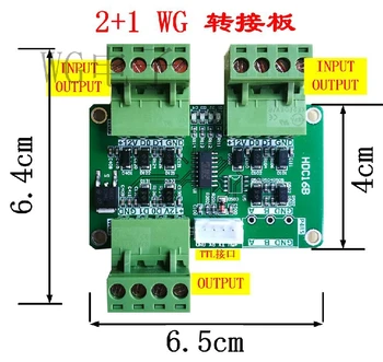 

Multi-channel Wiegand Converter Wiegand Transverter Transfomer Veriface Swiping Card Double Authentication Adapter Plate
