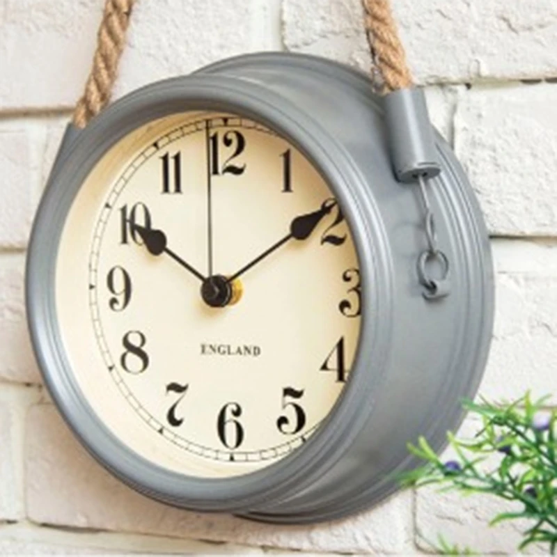 Скандинавские современные минималистские часы настенные часы гостиная кованые металлические часы кварцевые часы в творческом стиле личность белый