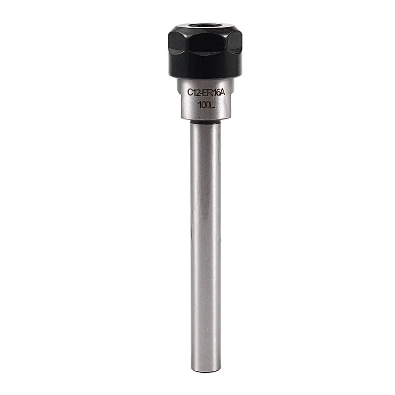 

C12-ER16-100 Straight Shank Collet Chuck Holder CNC Milling lathe Extension