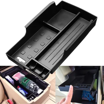 

Car Armrest Box Center Storage Box Glove Case Storage Organizer Insert Tray for Toyota Camry 2012 2013 2014 2015 2016 2017