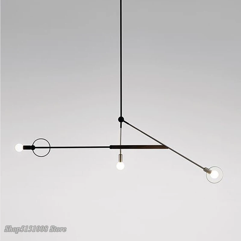 Скандинавский Геометрический подвесной светильник ing декоративный светильник для офиса, гостиной современный подвесной