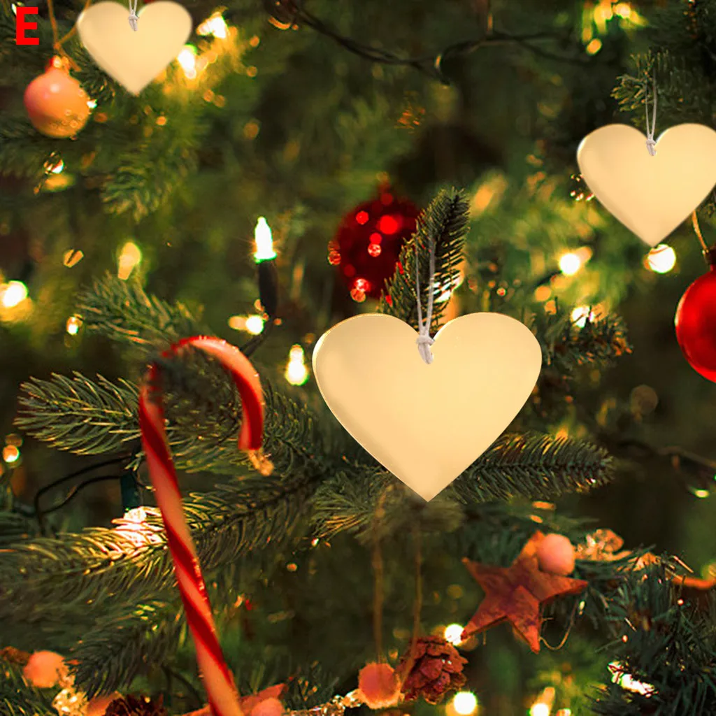 20 шт. Рождественская елка подвеска с героем аниме рождественское акриловое золотое украшение для дома Рождественская елка украшения palline natale