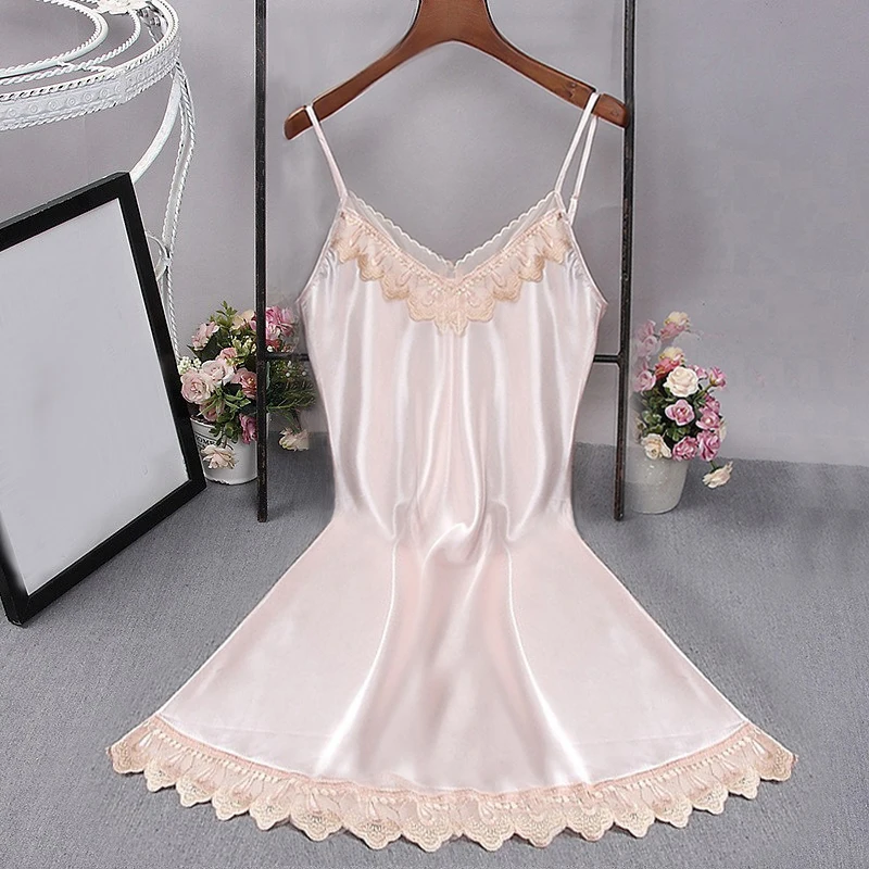 Pink - Pajamas Модное женское летнее Мини кимоно, халат, женский халат из искусственного шелка, ночная рубашка Yukata, одежда для сна, ночная рубашка, пижама Mujer, размер M-XL - Цвет: Pink - Pajamas