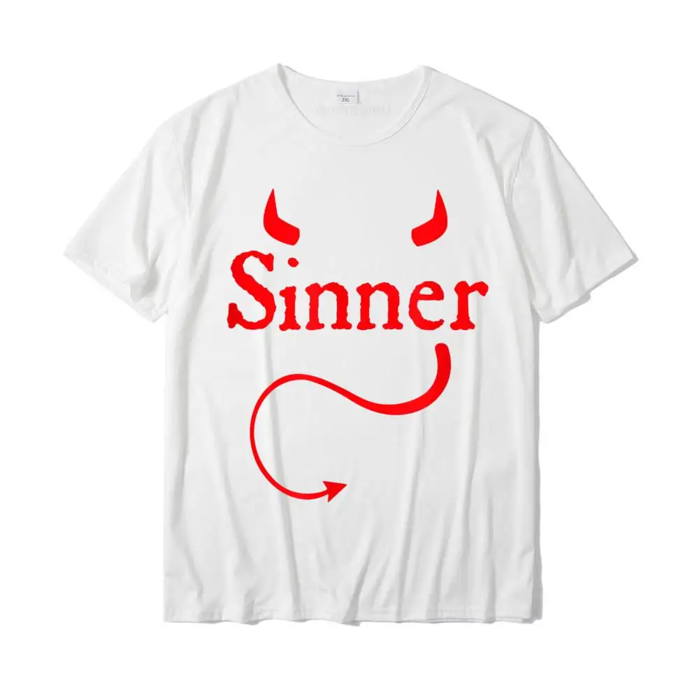 Casual Short Sleeve T Shirt Summer Fall O-Neck 100% Cotton Boy Top T-shirts Camisa Casual T Shirt Fashionable Top Quality Sinner Devil Horns Tail Rock Atheist Sin Lover T-Shirt__MZ17154 white