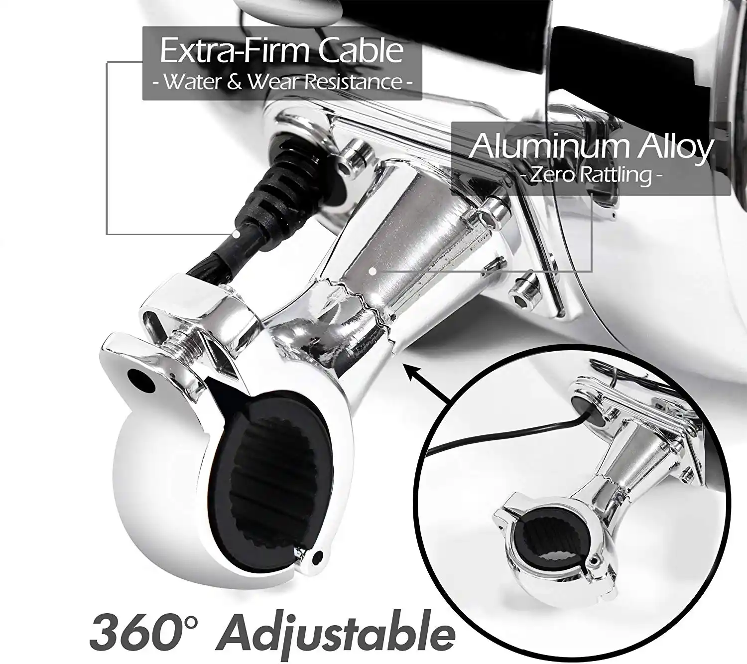 aileap motorcycle speakers