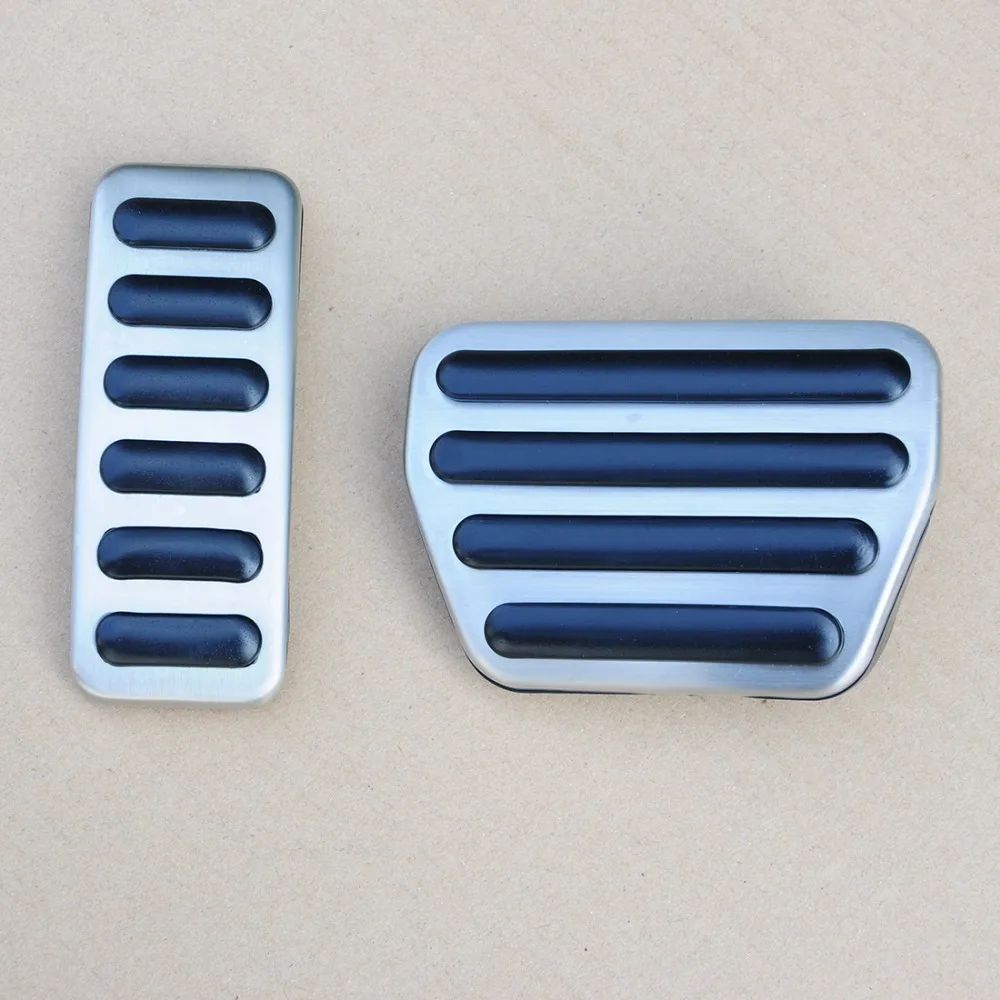 

Stainless Steel Fuel Brake Foot Pedal Set For 2014 2015 2016 Range Rover Evoque [QP1008]