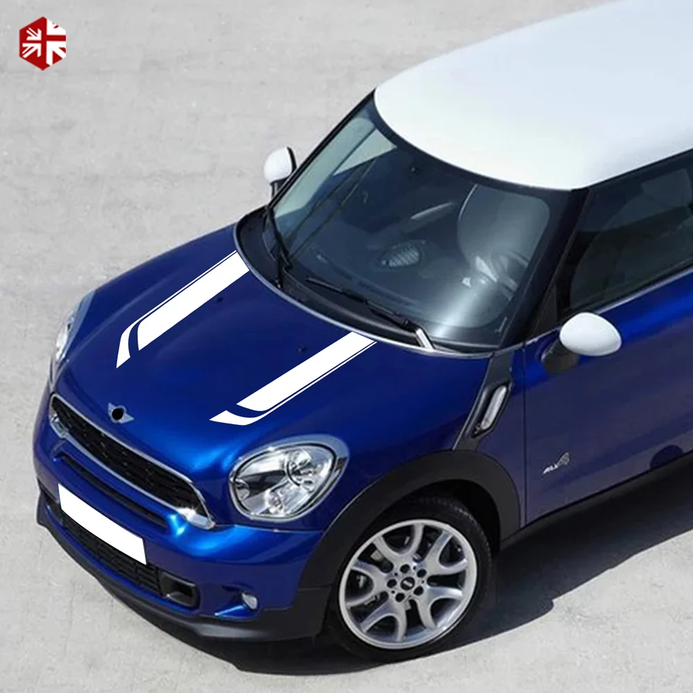 Автомобильный капот линия наклейка крышка двигателя Стикеры для MINI Cooper R50 R52 R53 R55 R56 R57 R58 R59 R60 R61 F54 F55 F56 F57 F60 JCW