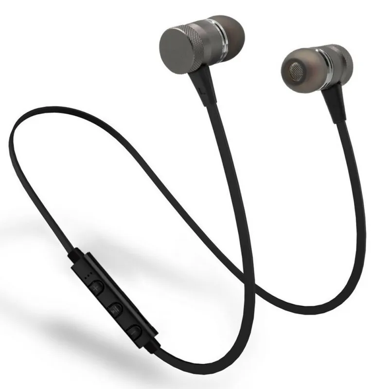 

Bluetooth Earphone Sports Bluetooth Headphones Metal Magnetic Wireless Earphones Stereo Sound Headset