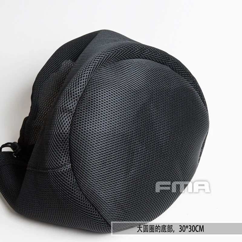 

Outdoor FMA Tactical Black Helmet Bag Mesh Cloth Storage Bag Helmet Protective Cover Case TB1357