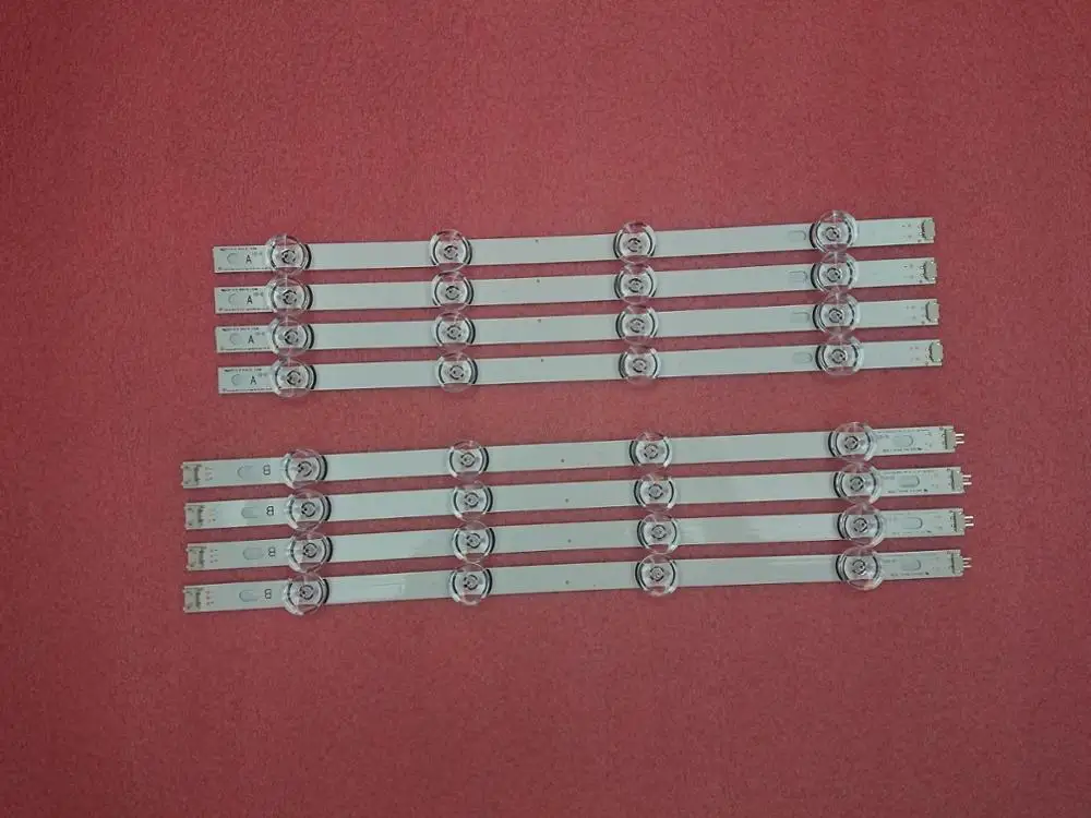 

New 10set=80pcs LED strip for LG TV 42LF580V 42LB570V 42LB innotek DRT 3.0 42 A B 6916L-1956E 1957E 6916L-1709A 1710A