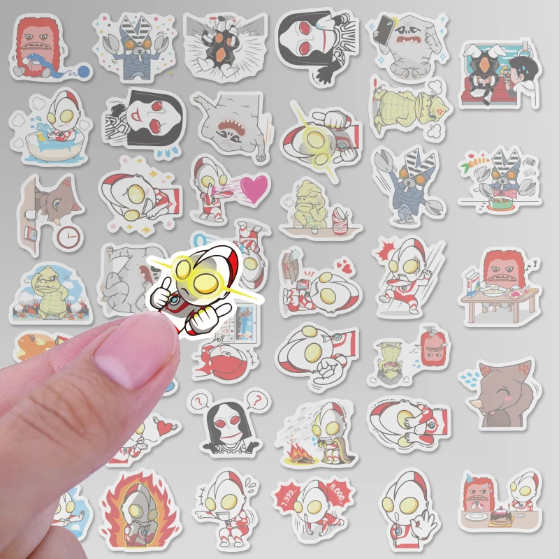 40 шт. Милые Ultraman наклейки для дневника ручной работы клейкая бумага хлопья японская наклейка Скрапбукинг Канцелярские Стикеры s