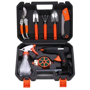 

1 Set Of Tool Portable Practical Hardware Durable Rake Shovel Electric Glue Gun For Planting Combination Tool Toolbox Household